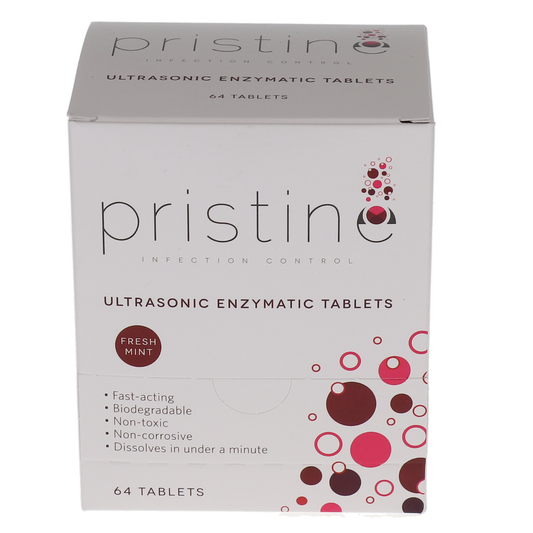 Pristine Ultrasonic Enzyme Cleaning Tablets 64/Box