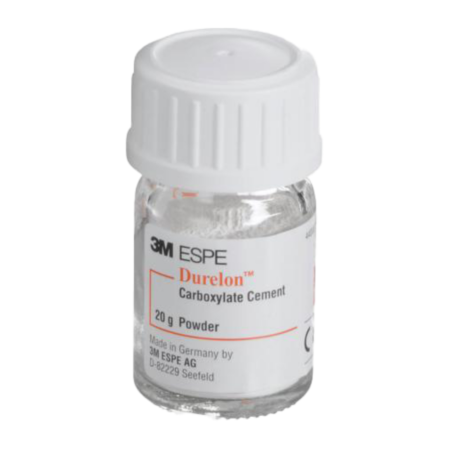 Durelon Carboxylate Luting Cement, Regular Set, Powder Triple Pack, 20 g, 3/Pk, 38236