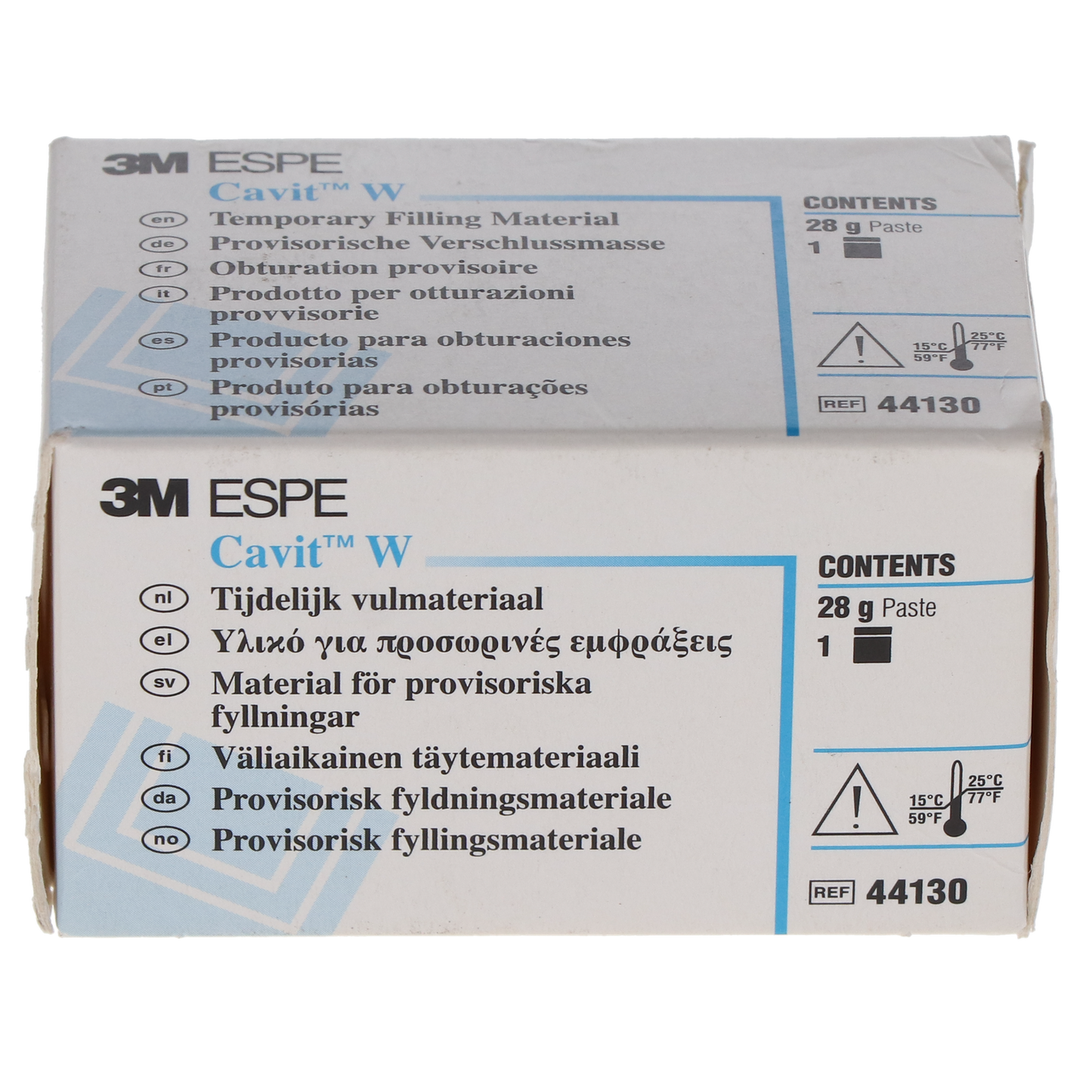3M Cavit-W Temporary Filling Material, Medium Set, 28 g Jar, White, 1/Pk