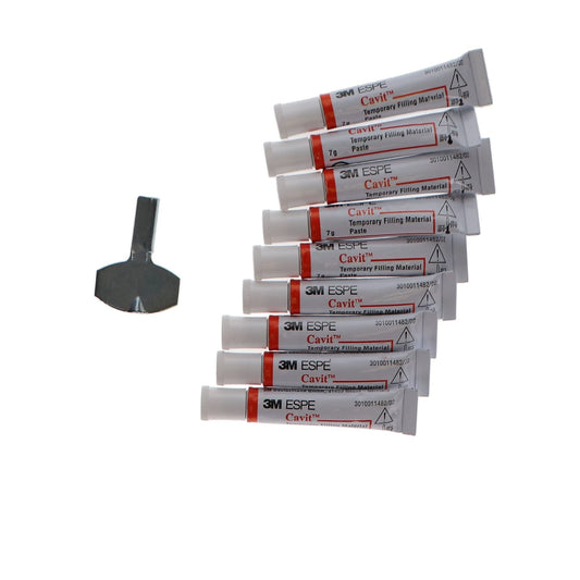 3M Cavit-O Temporary Filling Material, Hardest Set, 7 g Tube, Pink, 10/Pk