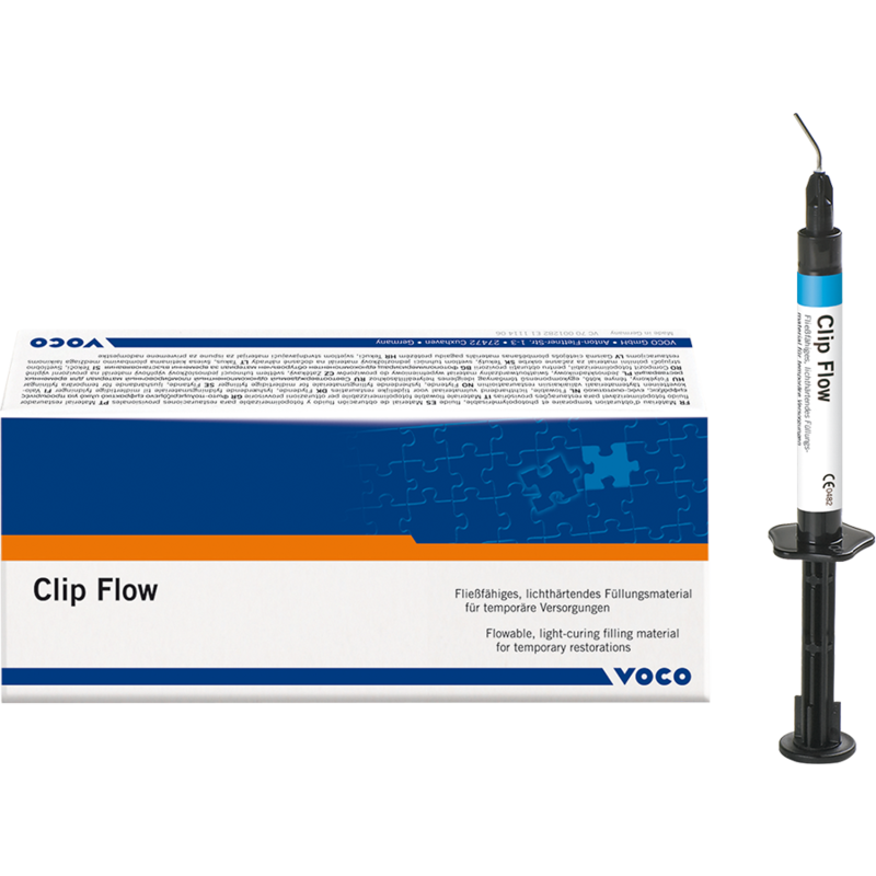 Voco Clip Flow Provisonal Filling Material 1.8g Syringe 2 Counts
