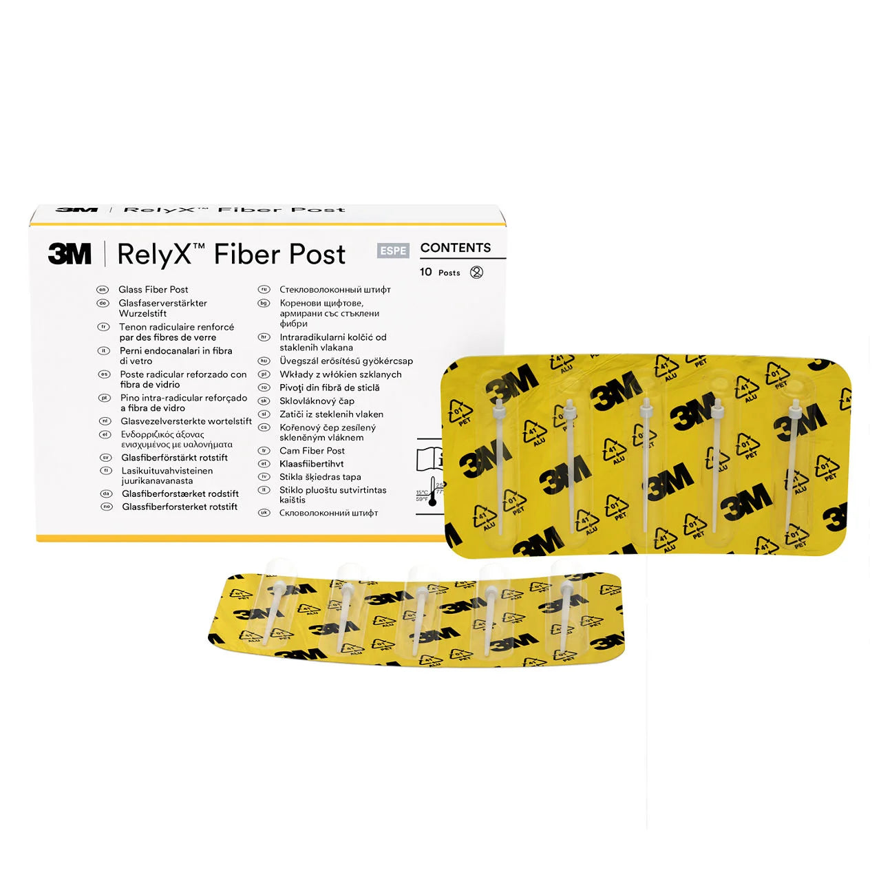 3M RelyX Fiber Post Refill glass fiber posts sizes 0 to 3
