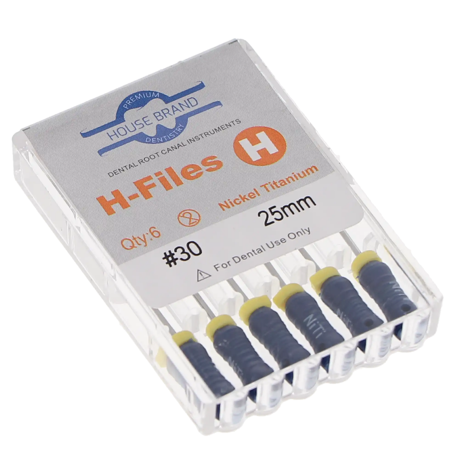 HSB Flex-Type stainless steel K-File 25 mm ISO #45 White 6/Pk
