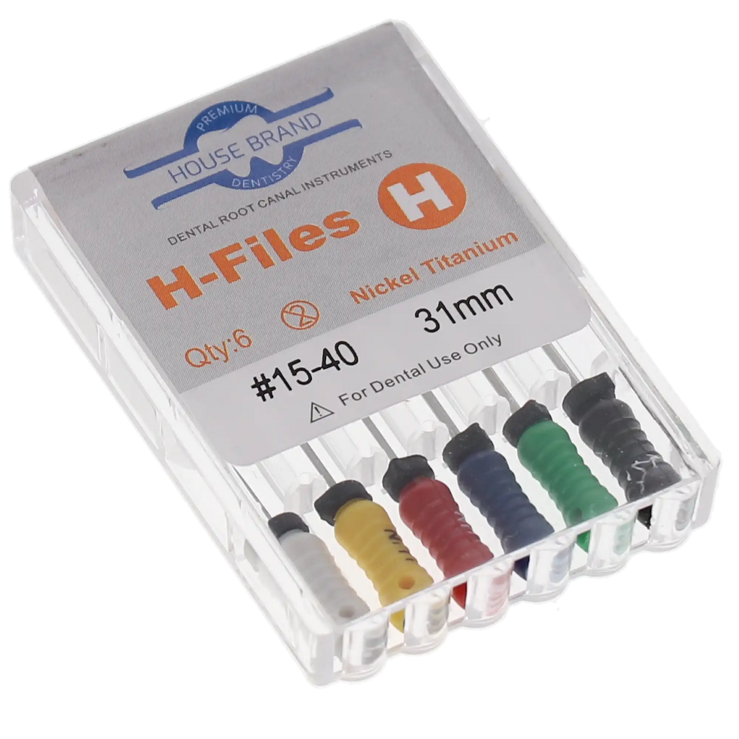 HSB NiTi Hedstrom File 31 mm ISO #15-40  6/Pk