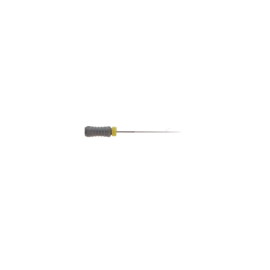 HSB stainless steel Hedstrom File 25 mm ISO #08 Grey 6/Pk