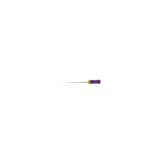 HSB stainless steel Hedstrom File 25 mm ISO #10 Purple 6/Pk