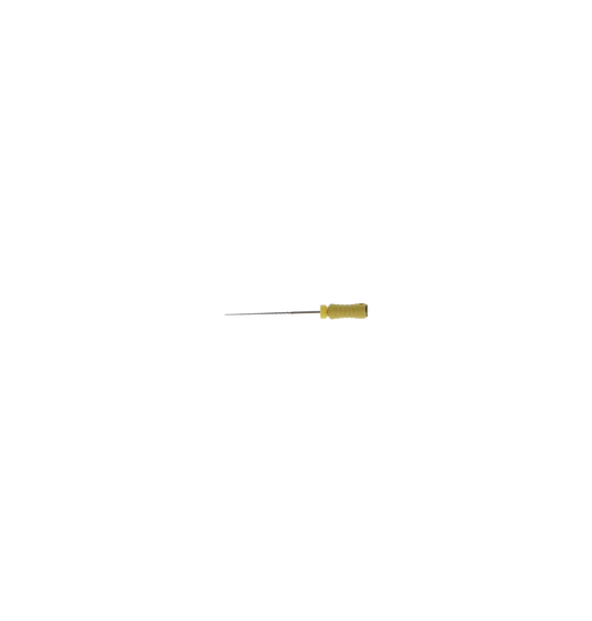 HSB stainless steel Hedstrom File 25 mm ISO #20 Yellow 6/Pk