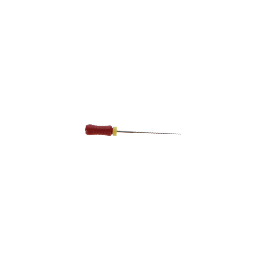 HSB stainless steel Hedstrom File 25 mm ISO #25 Red 6/Pk