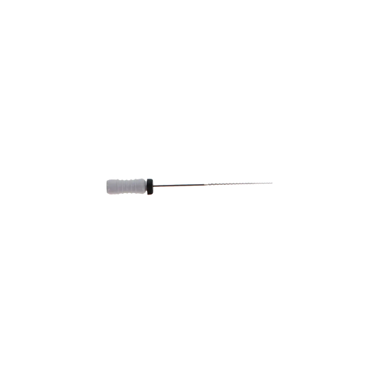 HSB stainless steel Hedstrom File 31 mm ISO #15 White 6/Pk