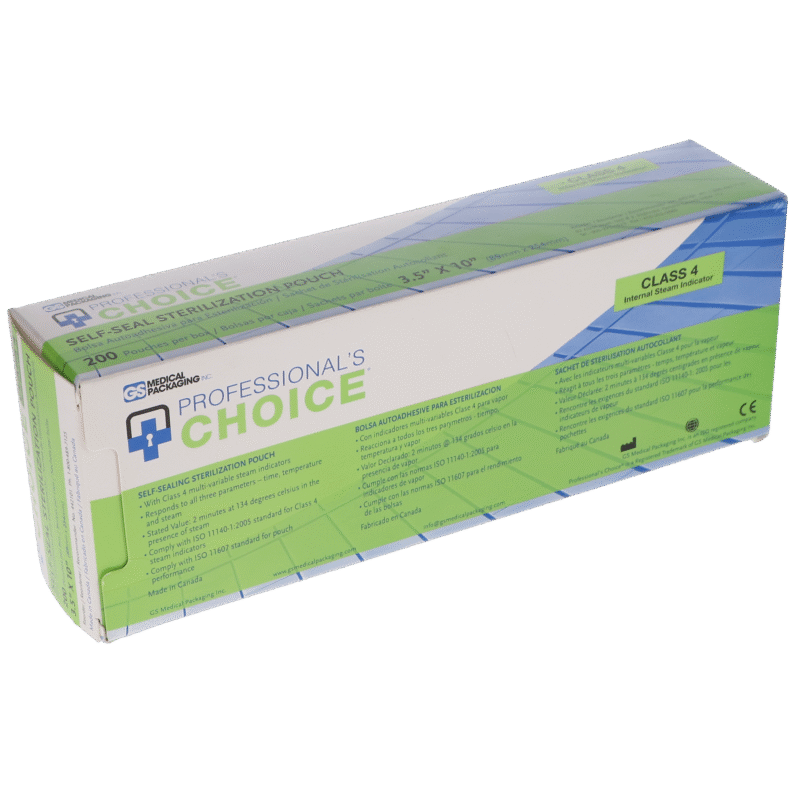 Sterilization Pouches Pro Choice Class 4 3.5"x10" 442101