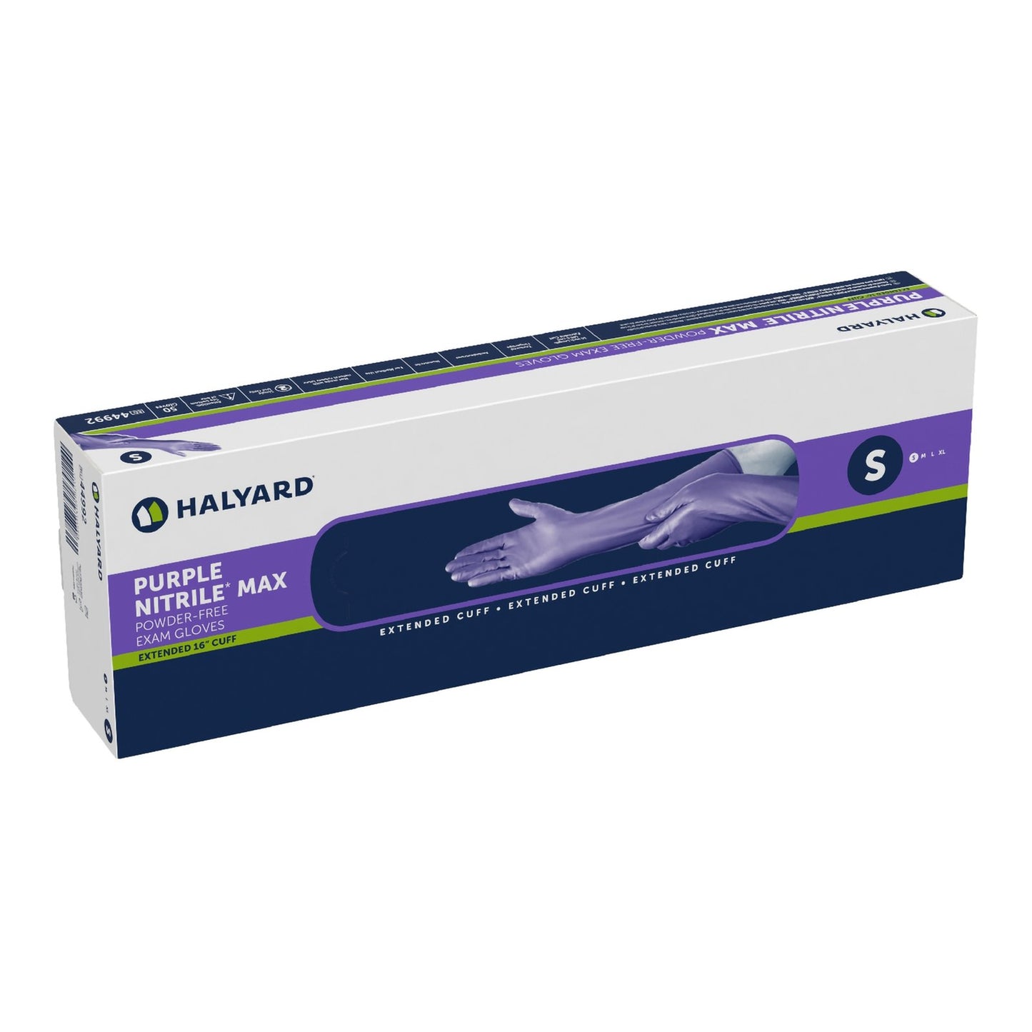 Halyard: PurpleMax Nitrile PF Gloves 50/box X-Large - 44995