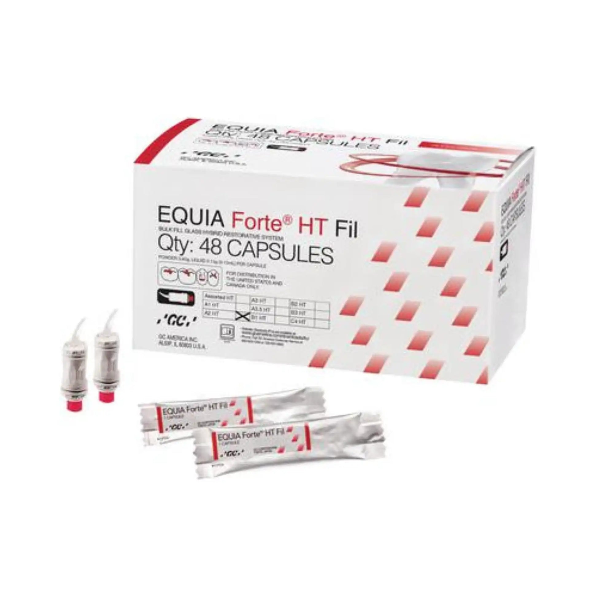 GC America EQUIA Forte Fill Restorative System Refill A1 48 Count