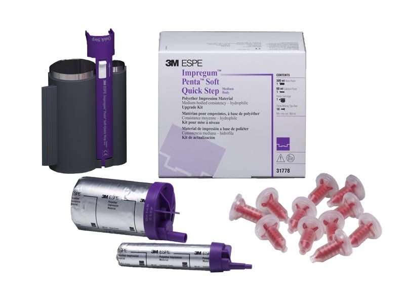Impregum Penta Soft Quick Step P3 Polyether Impression Material Intro Kit, Heavy Body