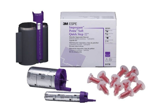 Impregum Penta Soft Quick Step P3 Polyether Impression Material Intro Kit, Medium Body