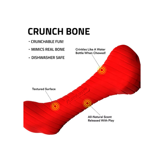 Playology Holiday Mom's Turkey Scented Crunch Bone Dog Toy, Jumbo (Item #5371987) (Copy)