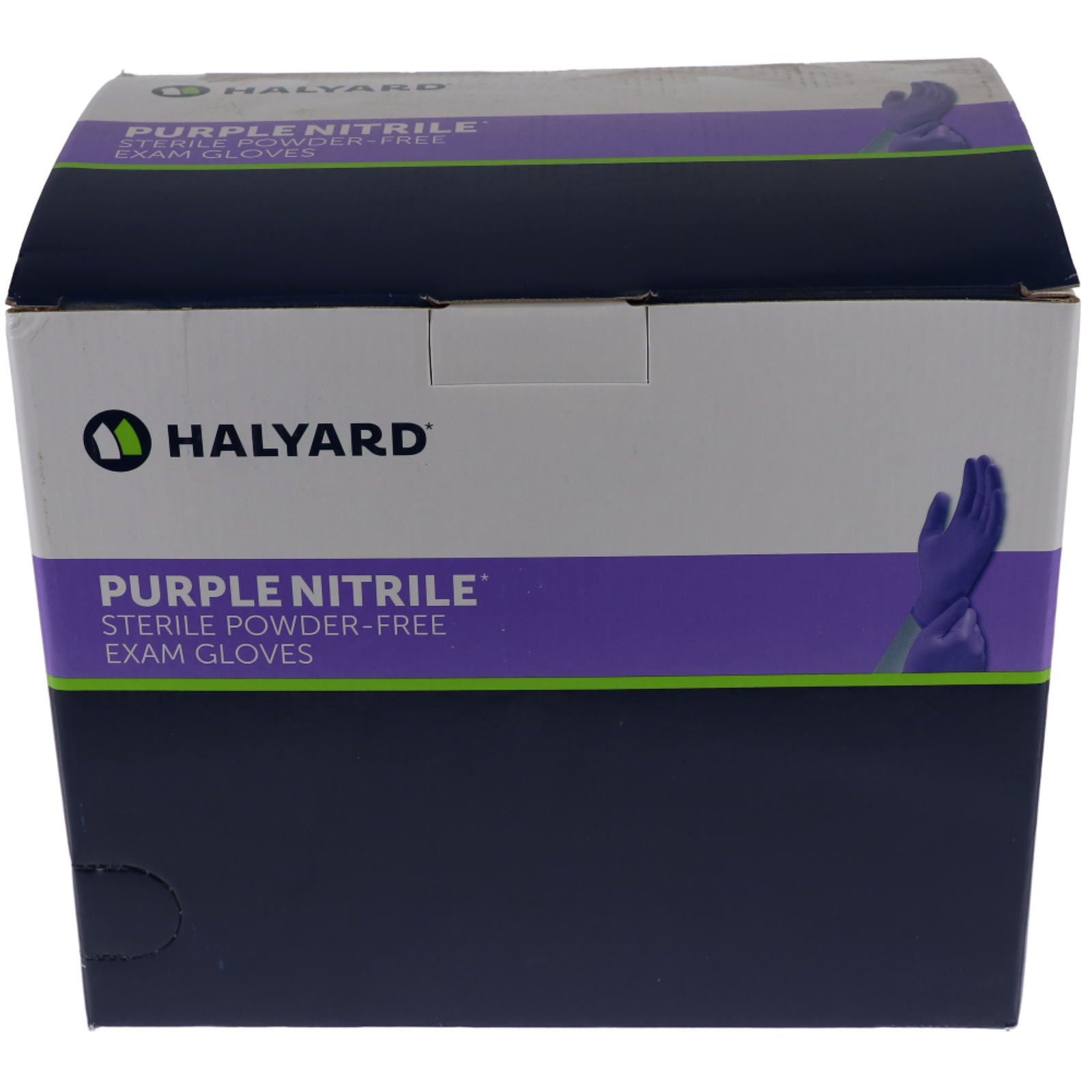 Halyard: Purple Nitrile Powder Free Gloves 100/box Large - 55083