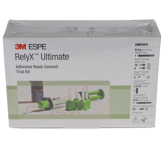RelyX Ultimate Adhesive Resin Cement, Trial Kit, A1, 1/Pk, 56894