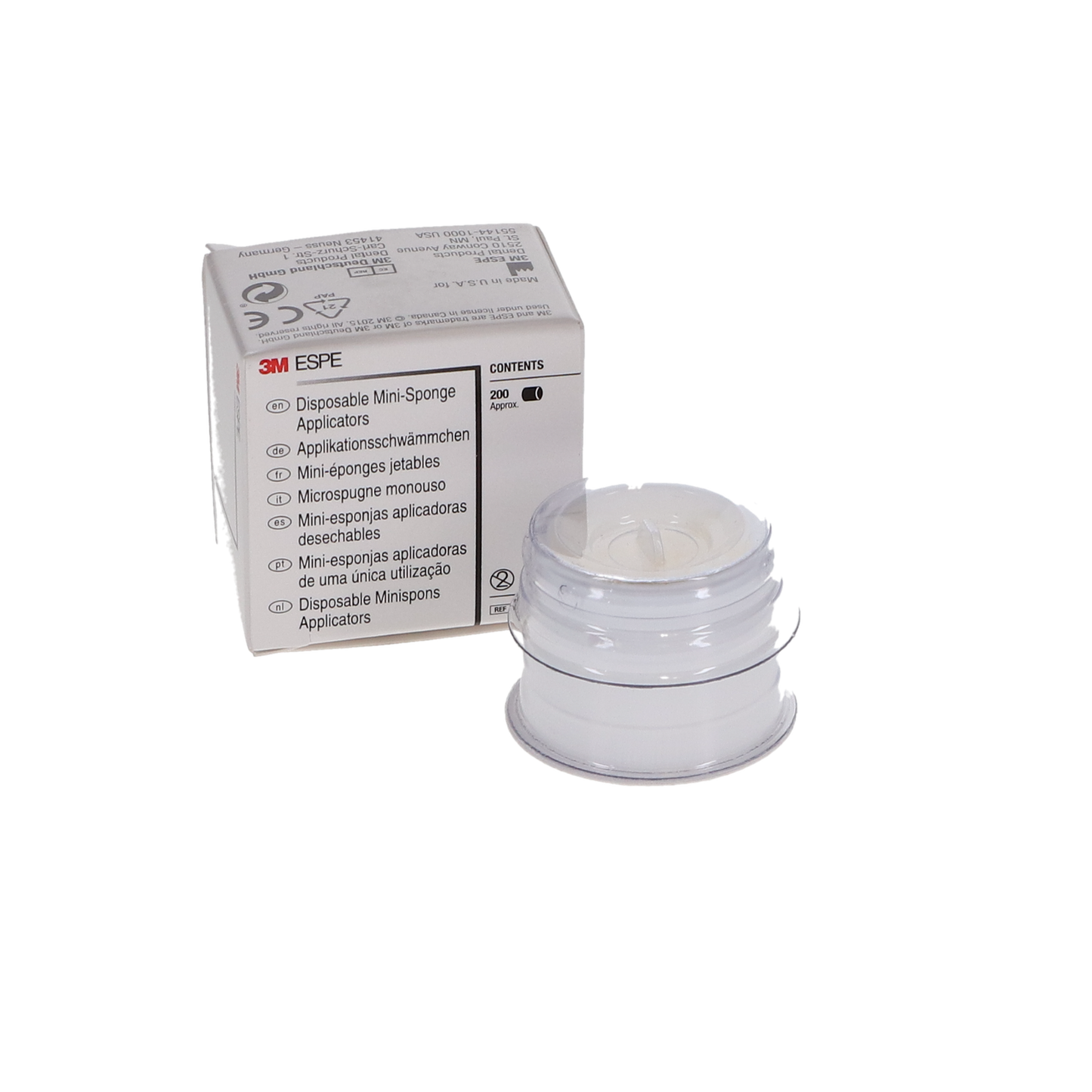 Mini-Sponge Applicators – Disposable, 200/Pkg