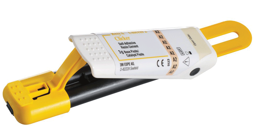 RelyX Unicem 2 Self-Adhesive Resin Cement, Clicker Dispenser Refill, 11 g, A3 Universal, 1/Pk
