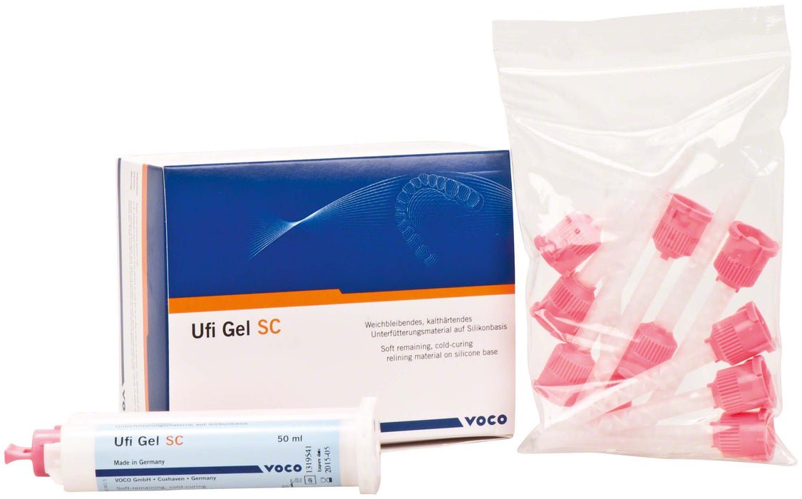 Voco Ufi Gel SC Soft Denture Relining Material 50ml Refill Cartidge