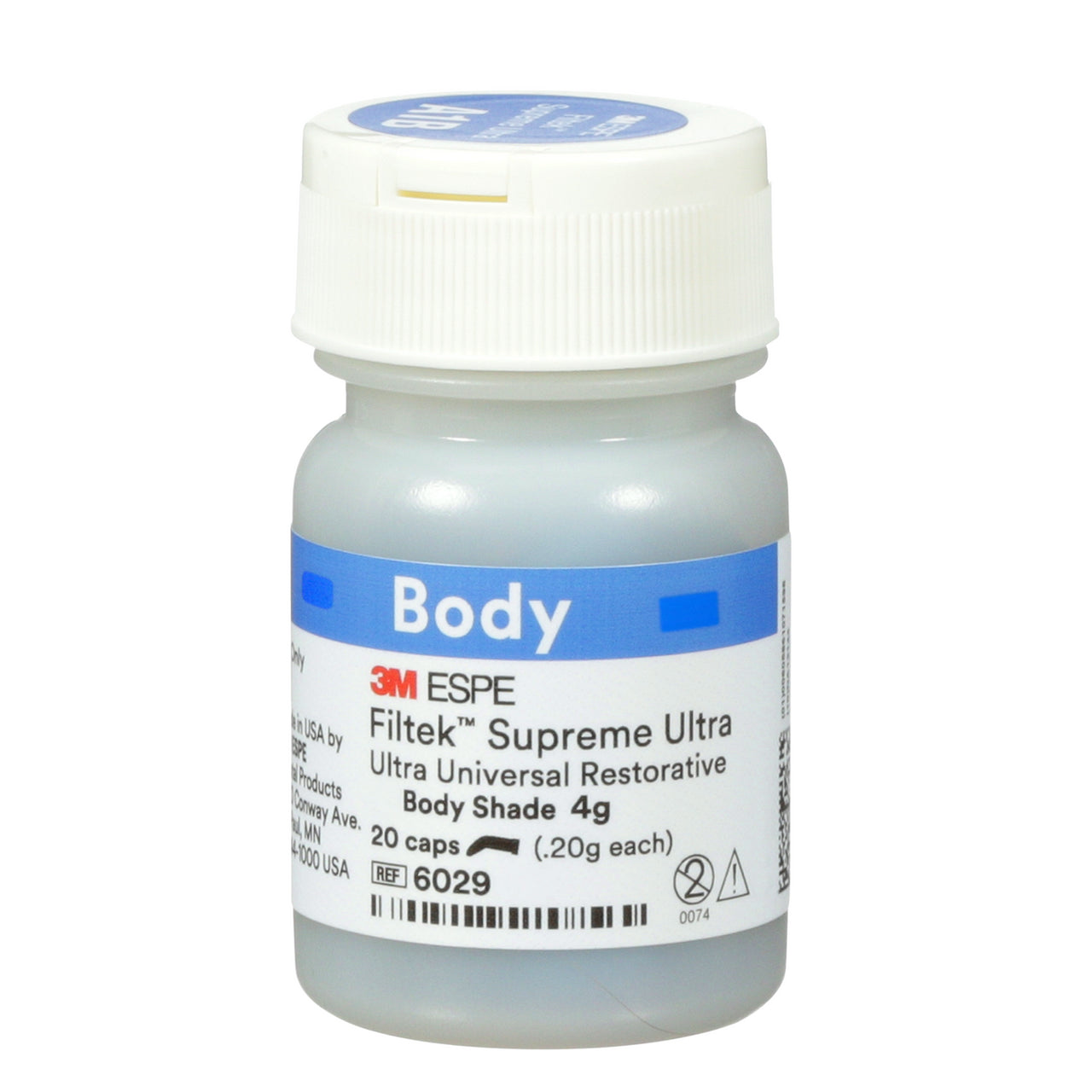 3M (Solventum) Filtek Supreme Ultra Universal Restorative Body Shade Capsules | 20 × 0.2 g | 3M - 6029