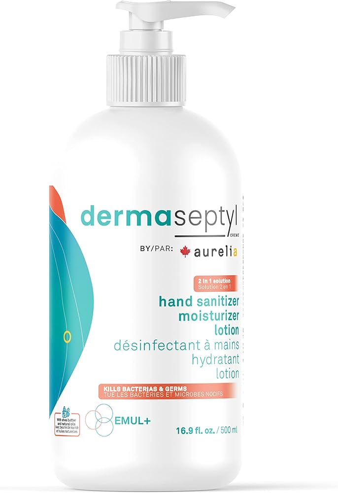 Aurelia-Dermaseptyl Hand Sanitizer & Moisturizer 500 ml Bottle