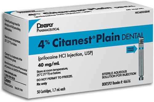 Citanest Plain 4%, Prilocaine 50/Box