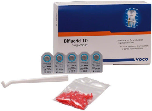 Voco Bifluorid 10 Double Fluoride Varnish Single Dose 50 Counts