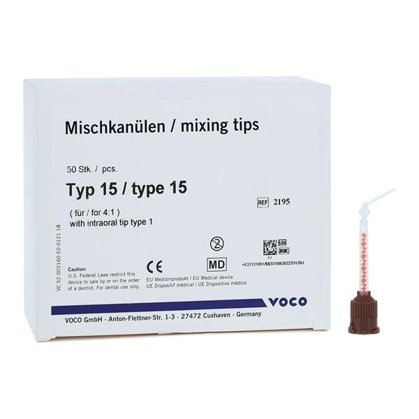 Voco Mixing Tips Type 15 50 Counts