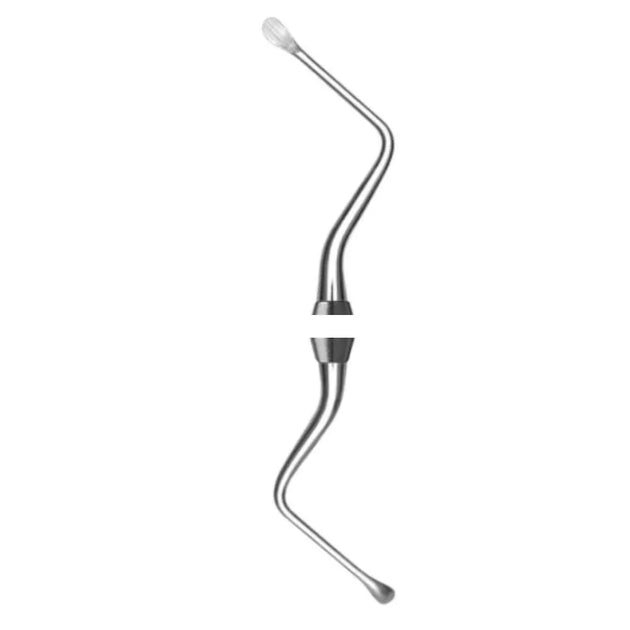 87 Lucas Surgical Curette 3.5 mm, Large Double-Ended Spoon for Molar Socket and Cyst Debridement - SurgiWorld SC87L