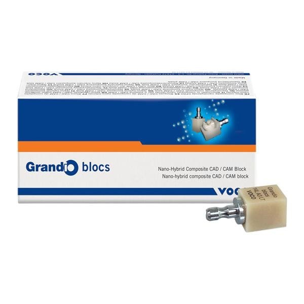 Voco Grandio Bloc CAD/CAM Universal Size 12 Low Translucent A2 5 Counts