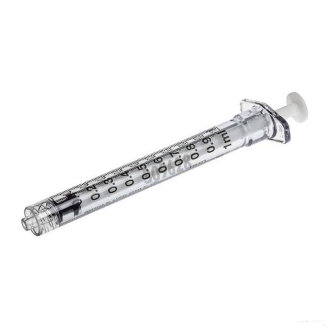 BD Tuberculin Syringes, with PrecisionGlide Needles, Slip-Tip, 1 ml -  100 per box