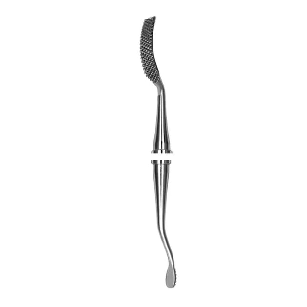 3X Miller-Colburn Bone File 6.2 mm / 4.8 mm, Cross-Cut Curved/Paddle Bone Smoothing File - SurgiWorld BF3XM