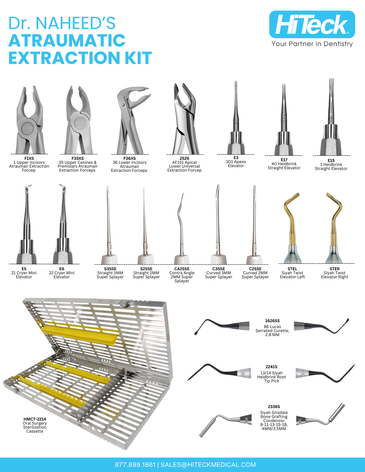 Dr. Naheed's Atraumatic Extraction Kit