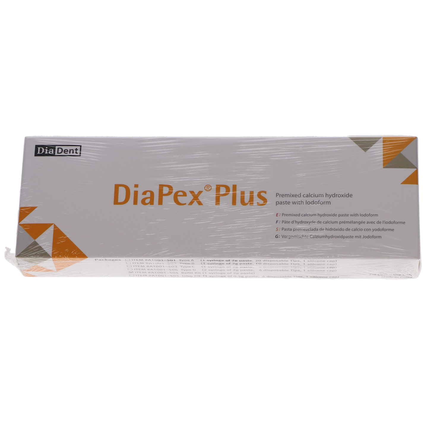 DiaPex® Plus Calcium Hydroxide Paste with Iodoform Syringe Refill, 2 g