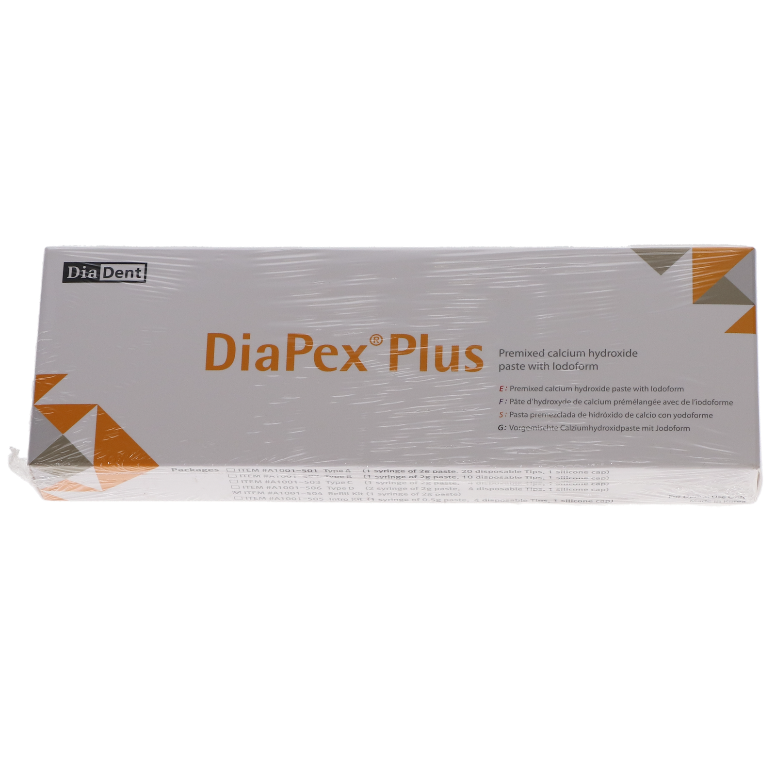 DiaPex® Plus Calcium Hydroxide Paste with Iodoform Syringe Refill, 2 g