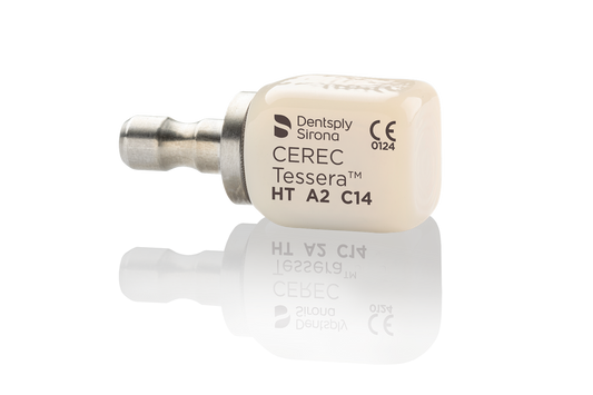 CEREC Tessera™ Advanced Lithium Disilicate CAD/CAM Blocks – Size C14, 4/Pkg, MT, Shade B1