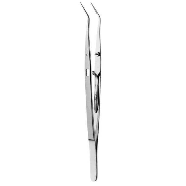 Dressing Pliers, Locking, Curved Serrated - SurgiWorld DEPL1