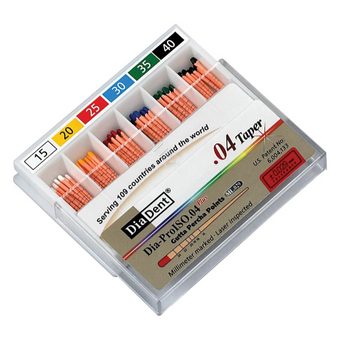Dia-Pro ISO GT™ Taper Gutta Percha Points – MI.029, 60/Box, 0.06 Taper, Sze  # 50