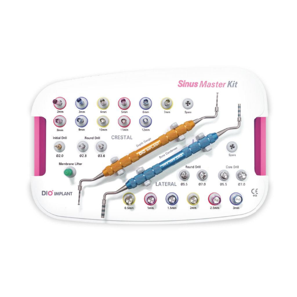 DIO Sinus Master Kit (SMK) – Crestal & Lateral Sinus Lift Kit
