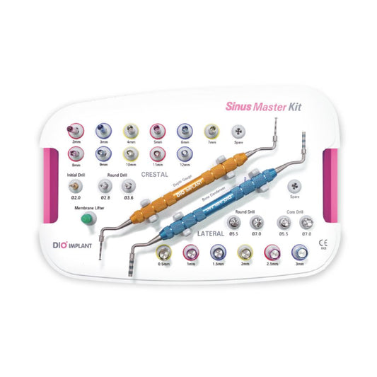 DIO Sinus Master Kit (SMK) – Crestal & Lateral Sinus Lift Kit