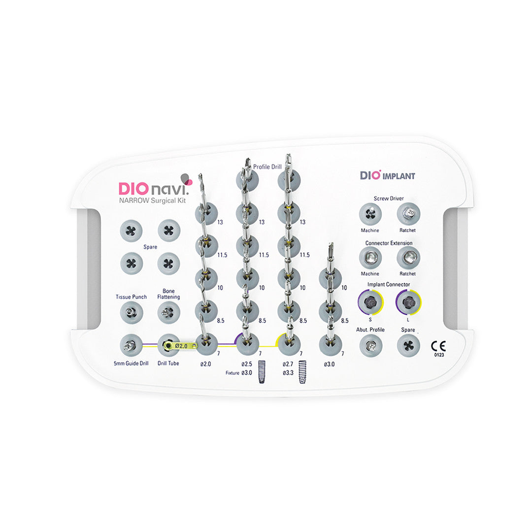 DIOnavi Narrow Kit UF for guided surgery and precise placement of narrow dental implants