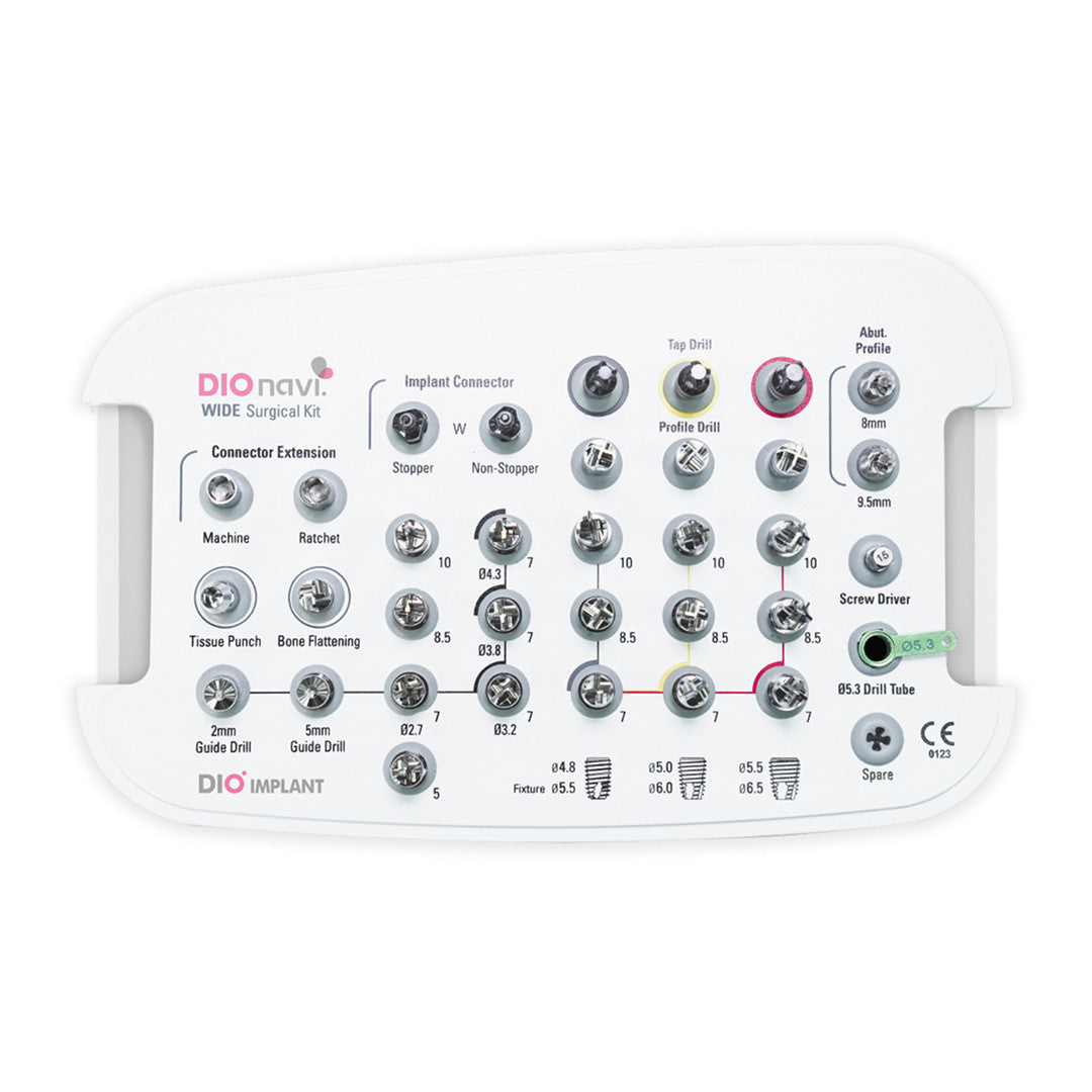 DIOnavi Wide Kit UF for guided implant surgery and precise placement of wide-diameter dental implants