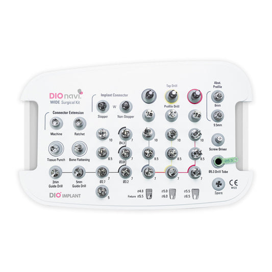 DIOnavi Wide Kit UF for guided implant surgery and precise placement of wide-diameter dental implants