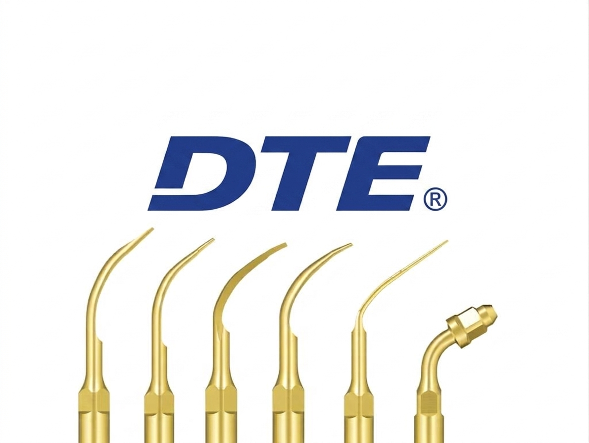 Woodpecker ultrasonic scaler tips for dental scaling and endodontic procedures