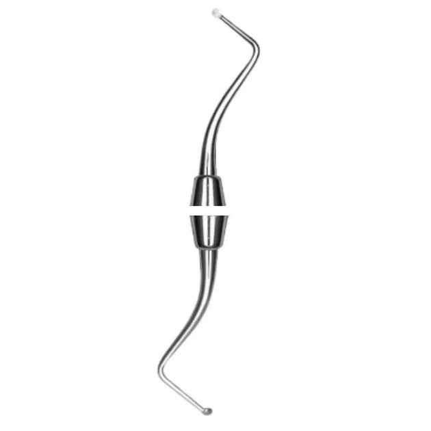 E2 Dental Excavator 1.5 mm, Double-Ended Spoon for Caries Removal and Cavity Preparation - SurgiWorld RX112