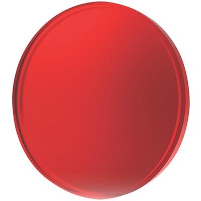 Burnout PMMA Disks, 12 mm, Red