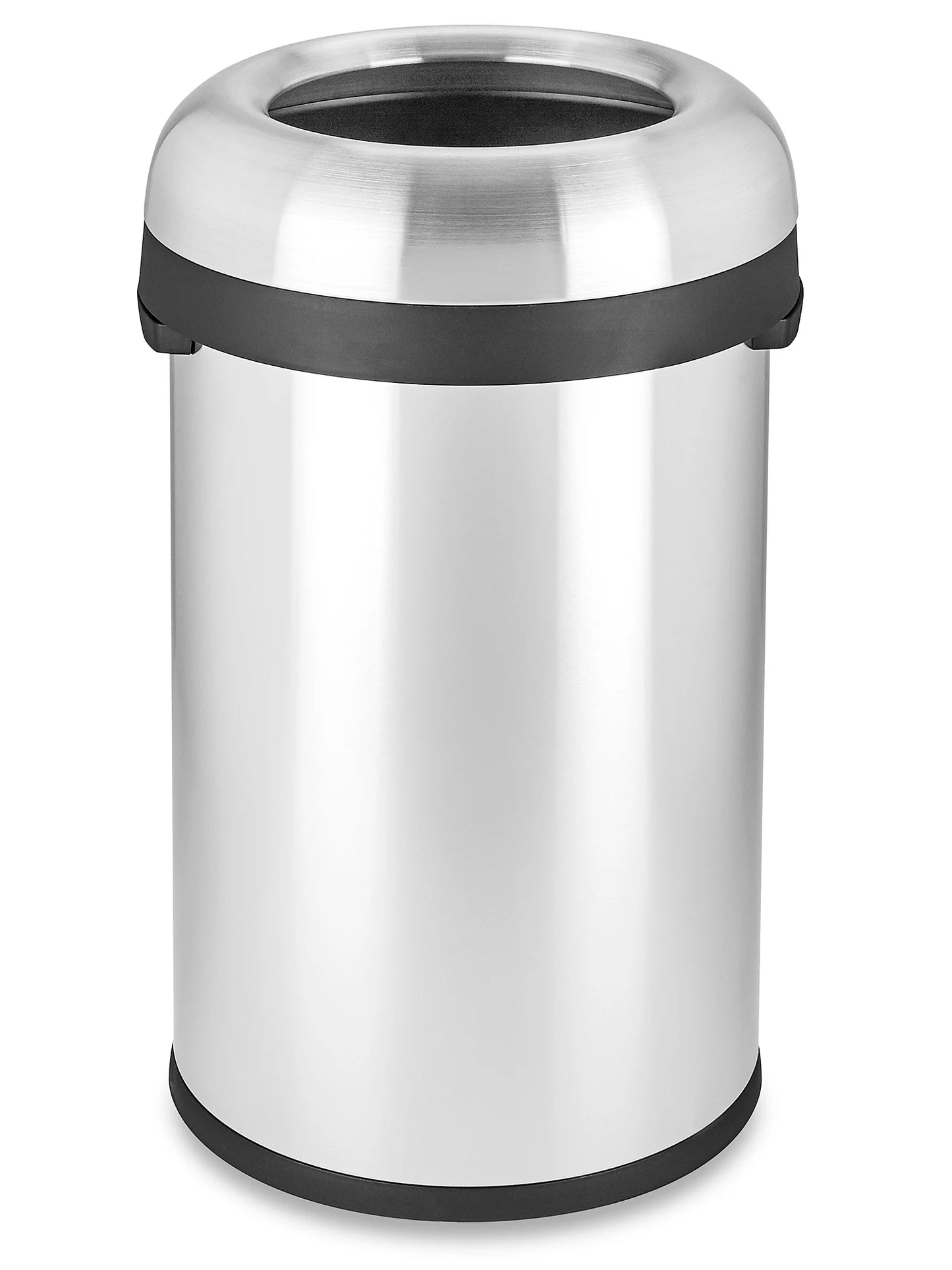 Simplehuman® Open Top Stainless Steel Trash Can - Round, 21 Gallon, H-7953