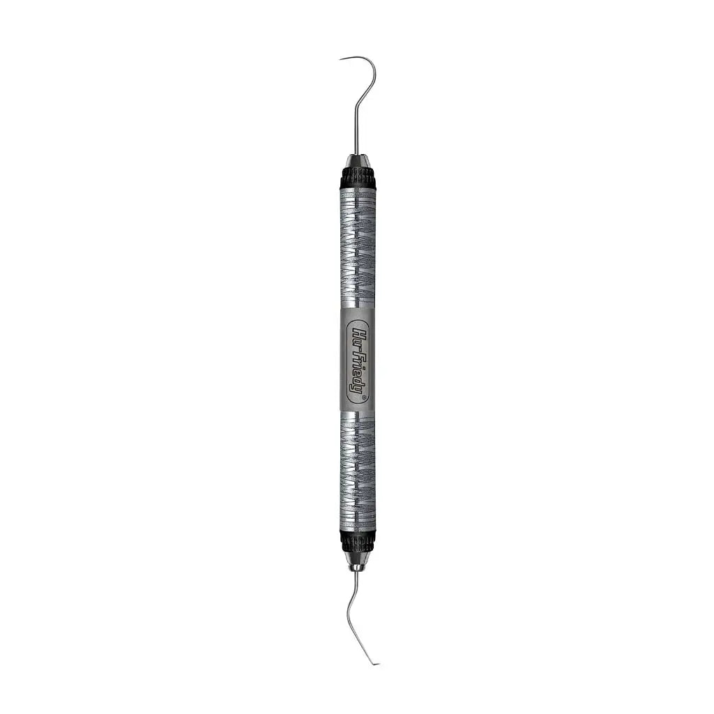 Hu-Friedy Explorer, Double-Ended, # 5, Orban/Shepherd's Hook, # 7 Satin Steel Colors Handle, 1/Pk, HU-EXD57