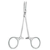 Mosquito Hemostat Curved 12cm, Fine-Tip Locking Forceps for Small Vessel Control - SurgiWorld HS113
